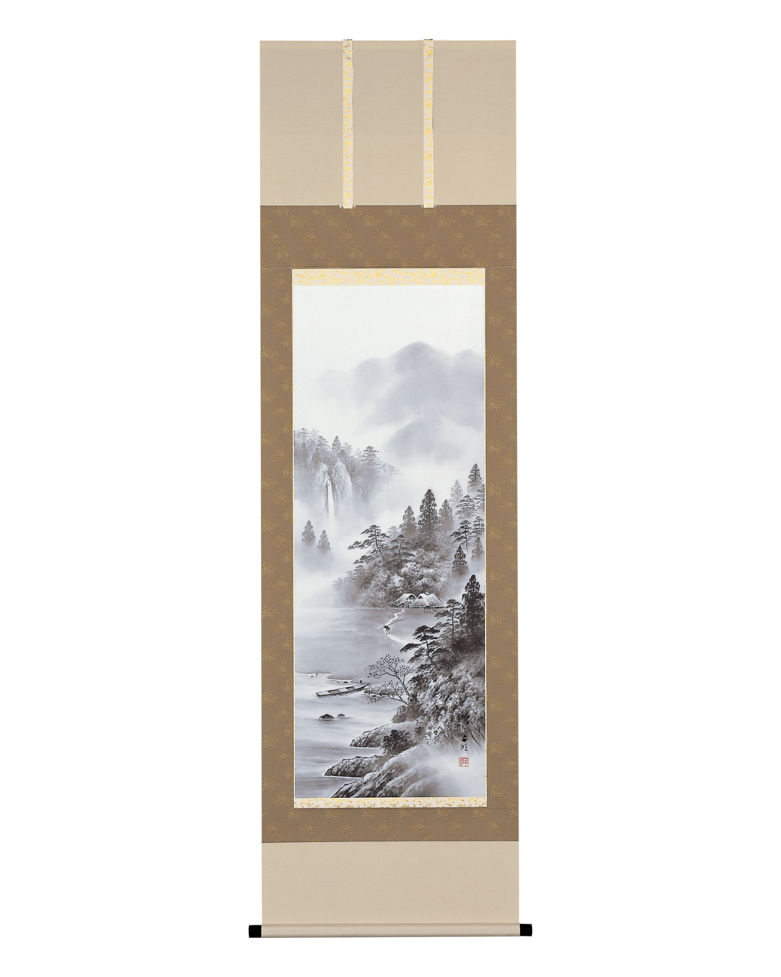 山水 ― 霞む湖畔