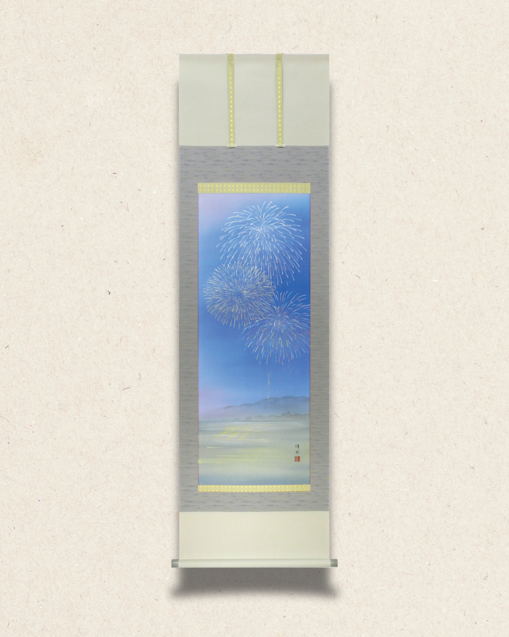 夏夜花火図