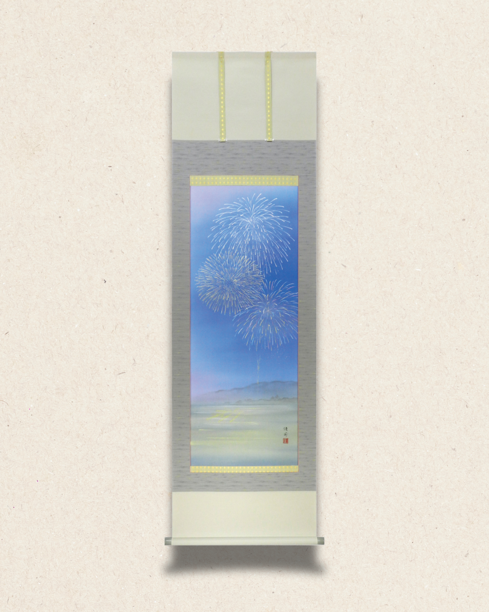 夏夜花火図