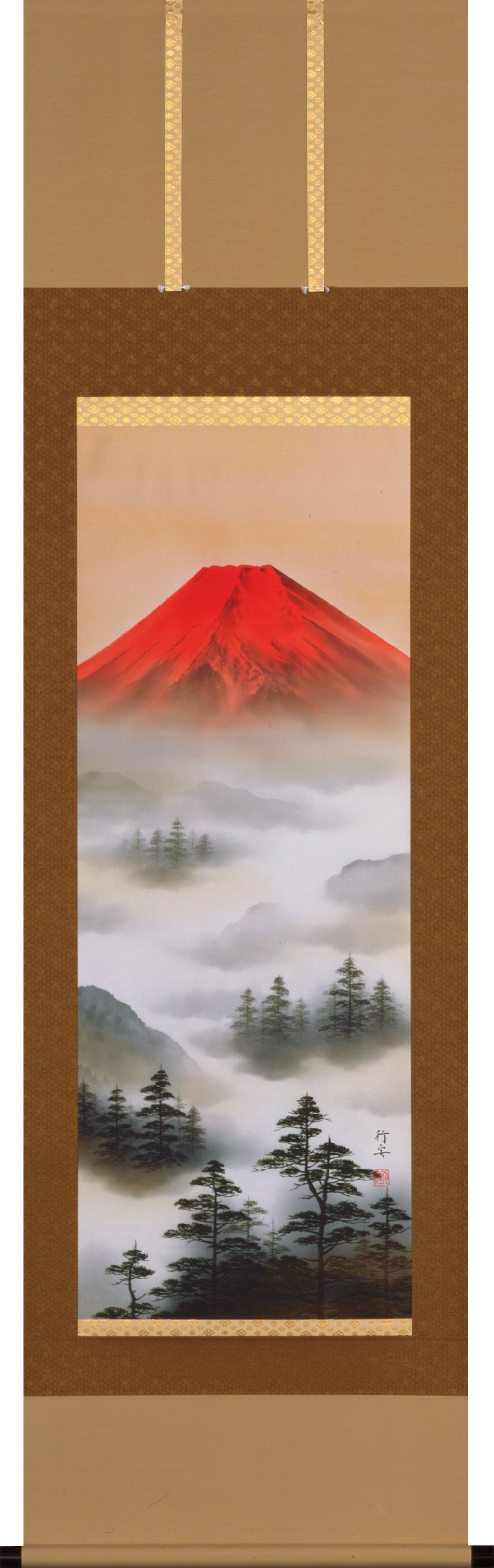 赤富士 ― 雲海の彼方