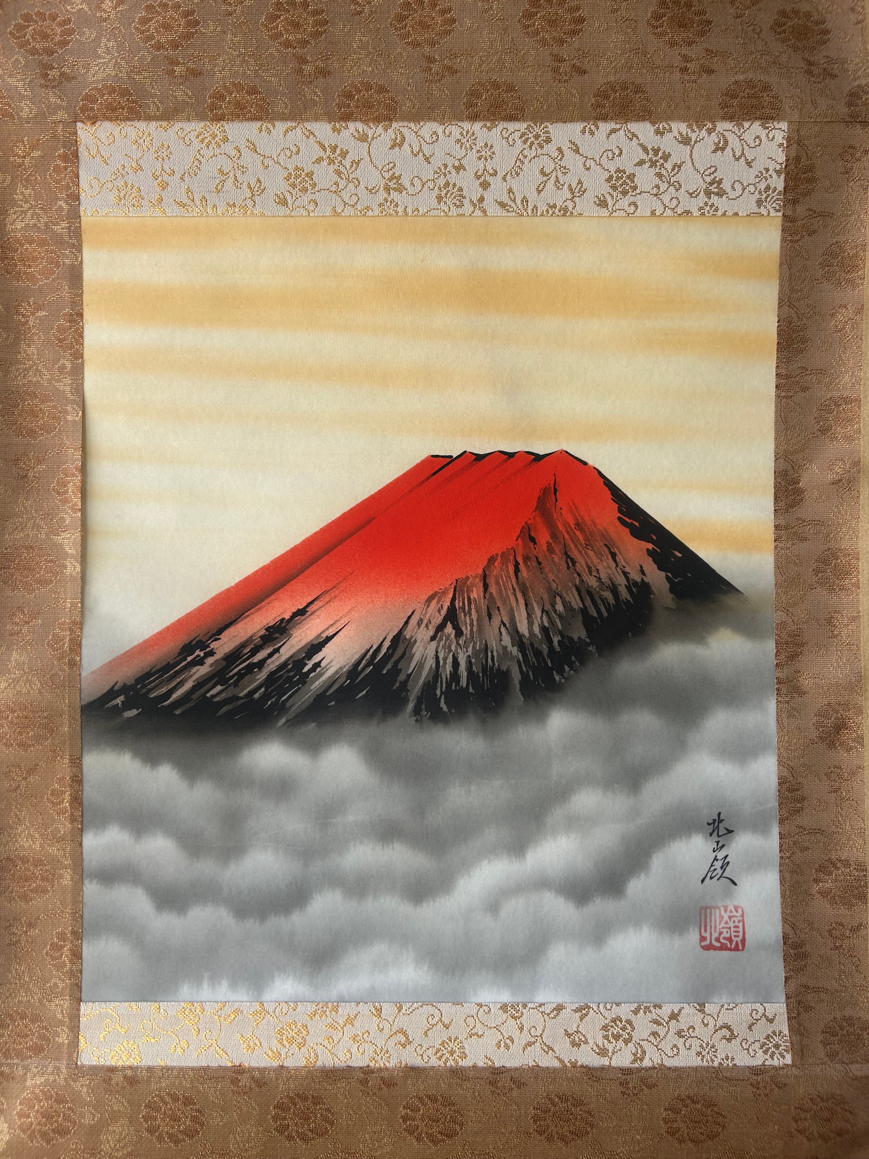 赤富士 ― 昇る光